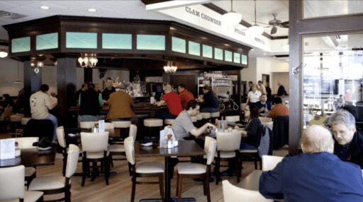 Photo of the interior of Knights Restaurant in Ann Arbor, MI